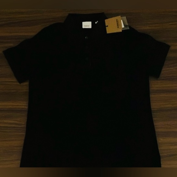 NWT- Women’s Authentic Burberry Polo Shirt Size L - Picture 6 of 10